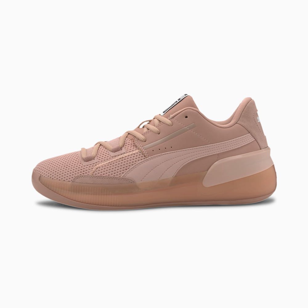 Puma Clyde Hardwood Natural Férfi Kosárlabda Cipő - Rózsaszín ( Hungary - ANSCQ5928 )
